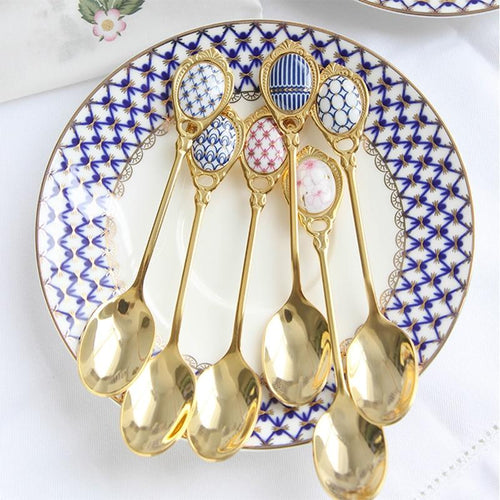 4 pieces / set of stainless steel spoon