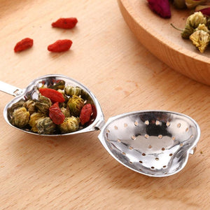 Heart shaped filter spoon