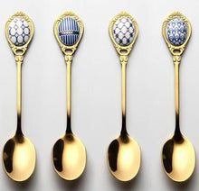 Load image into Gallery viewer, 4 pieces / set of stainless steel spoon