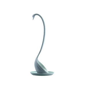 Multi-function long handle swan soup spoon