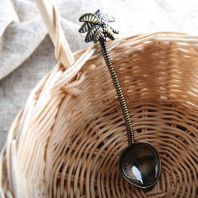 Vintage coconut spoon