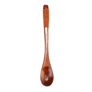 Wooden spoon large ladle